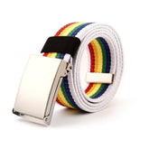 Gay Pride Canvas Belt